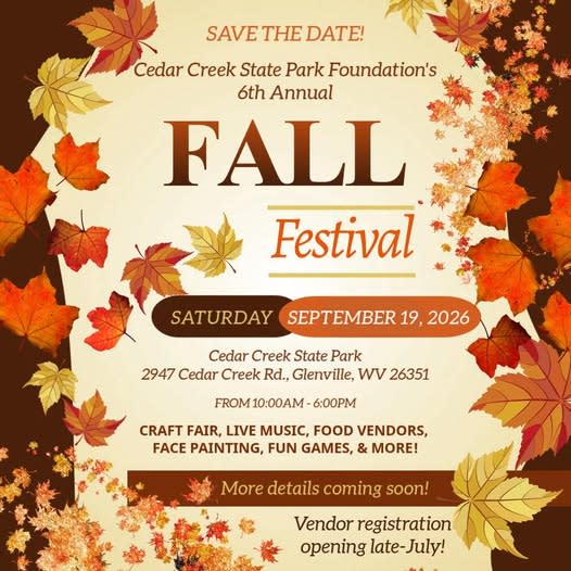 Cedar Creek State Park Fall Festival