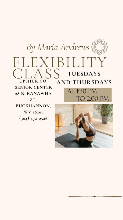 Flexibility Class at the Senior Center