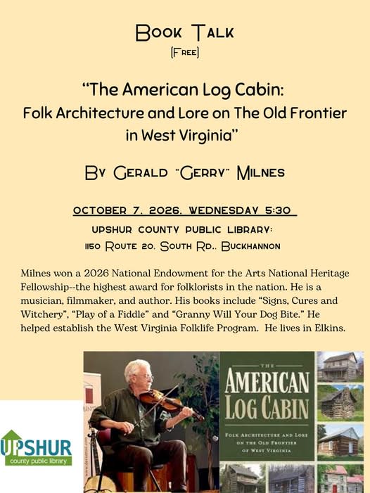 Book Talk: The American Log Cabin With Gerald Milnes