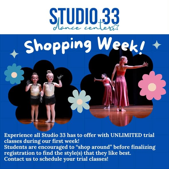 Shopping Week at Studio 33 Dance Center
