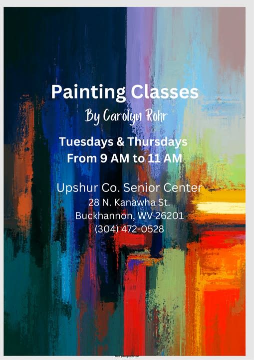 Painting Classes at the Senior Center