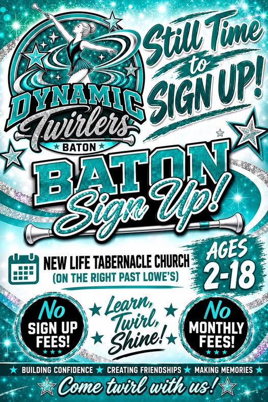 Dynamic Twirlers Baton Sign-Ups