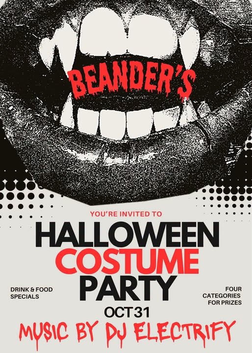 Halloween Costume Party at Beander’s