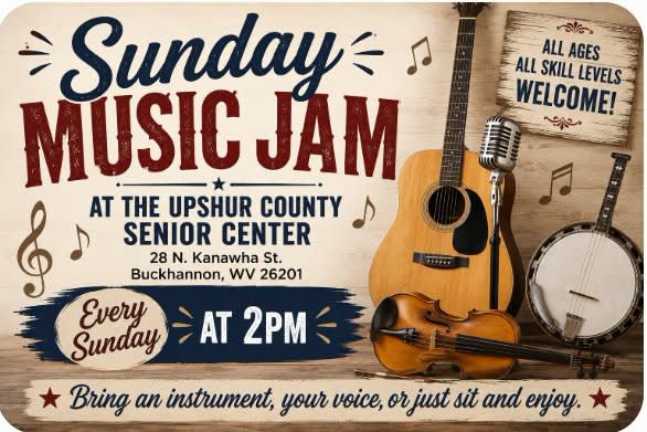 Sunday Music Jam at the Senior Center
