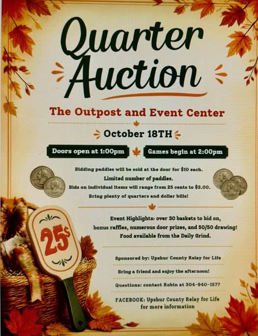 Relay for Life Quarter Auction