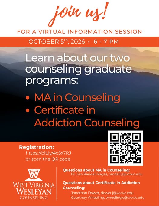 WVWC Counseling Graduate Programs Virtual Info Session