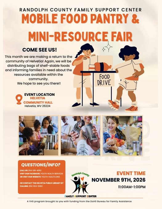 Mobile Food Pantry and Mini-Resource Fair in Helvetia