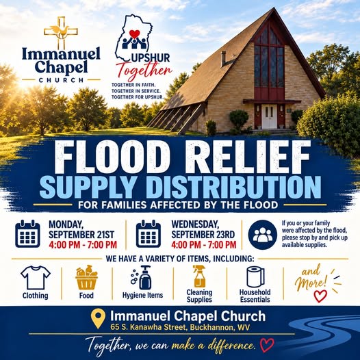 Flood Relief Supply Distribution at Immanuel Chapel