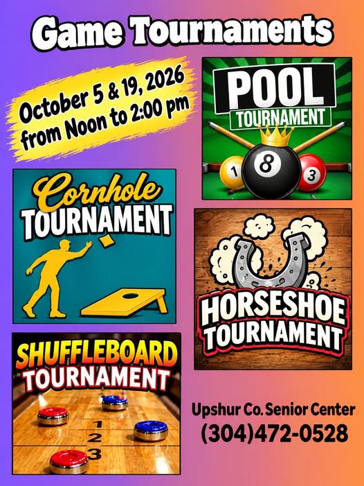 Game Tournaments at the Senior Center