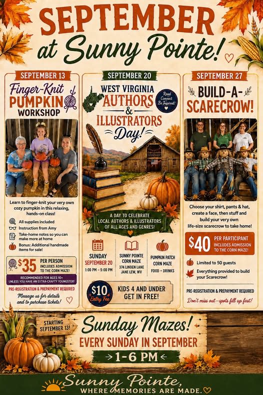 West Virginia Authors and Illustrators Day at Sunny Pointe