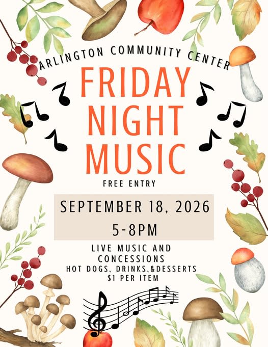 Friday Night Music at the Arlington Community Center