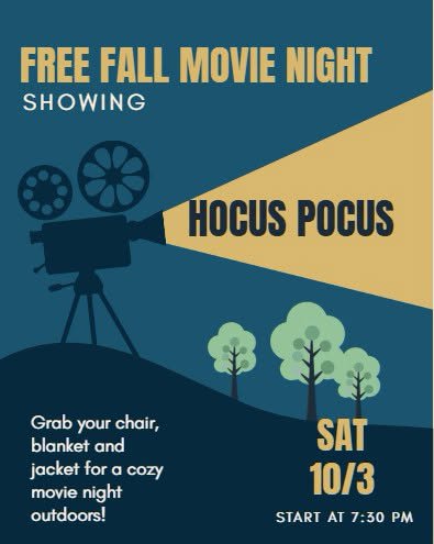 Free Fall Movie Night: Hocus Pocus at Sweet A Licious