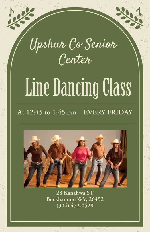 Line Dancing Class at the Senior Center