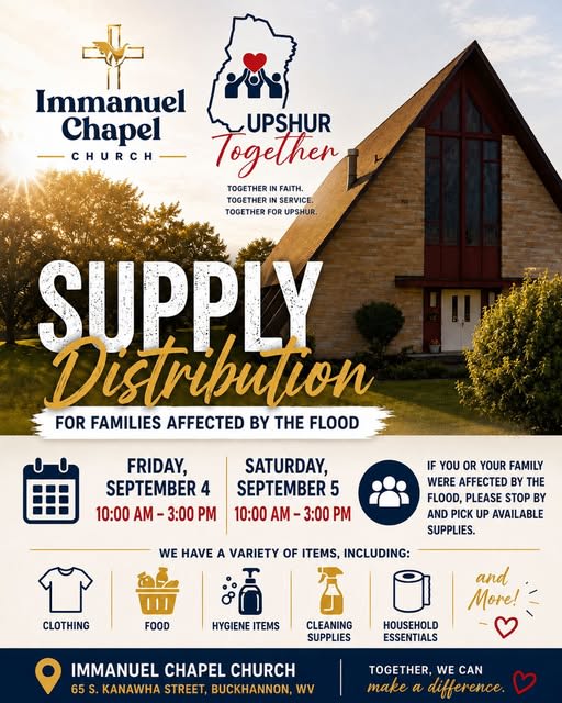 Flood Supply Distribution at Immanuel Chapel Church