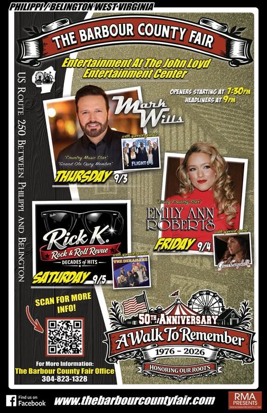 Rick K and the Rock and Roll Revue at the Barbour County Fair