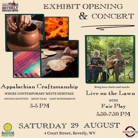 Appalachian Craftsmanship Exhibit Opening