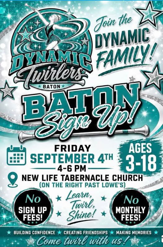Dynamic Twirlers Baton Sign-Ups