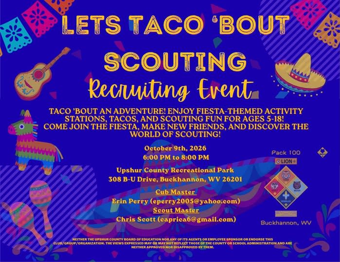 Let’s Taco ’Bout Scouting Recruiting Event