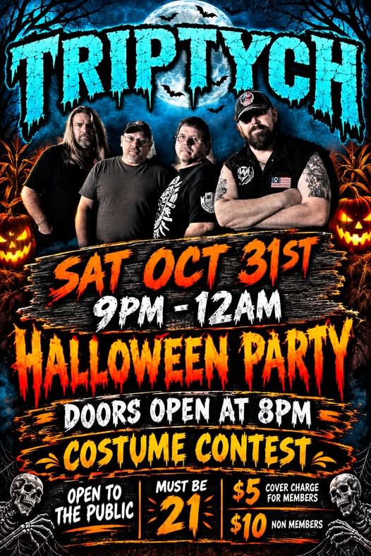 Halloween Party With Triptych at the Buckhannon Moose Lodge