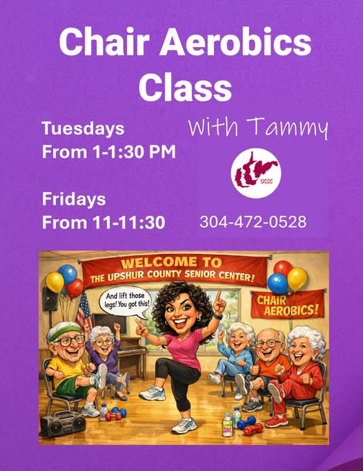 Chair Aerobics at the Senior Center
