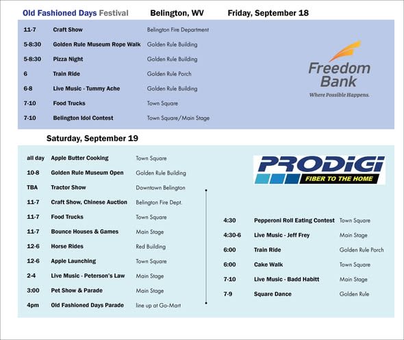 Belington Old Fashioned Days