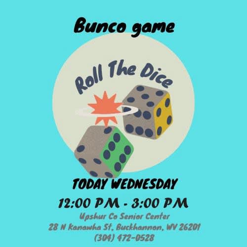 Bunco at the Senior Center