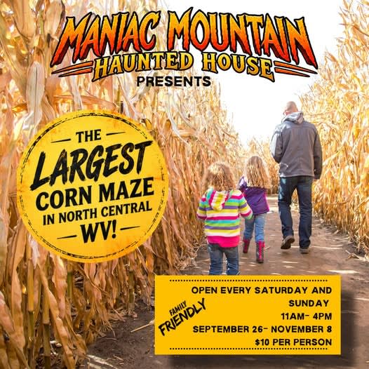 Family Corn Maze at Maniac Mountain