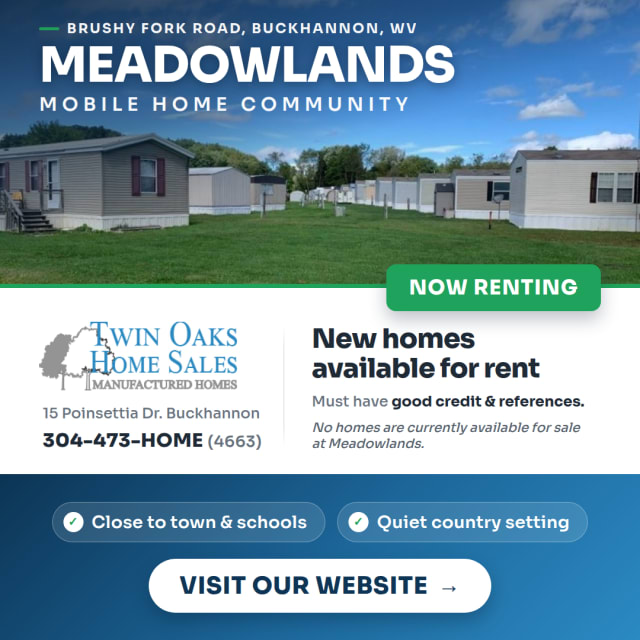 Now renting: Manufactured homes at Twin Oaks’ Meadowlands community near Buckhannon