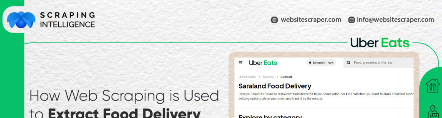 How Web Scraping is Used to Extract Food Delivery Data from