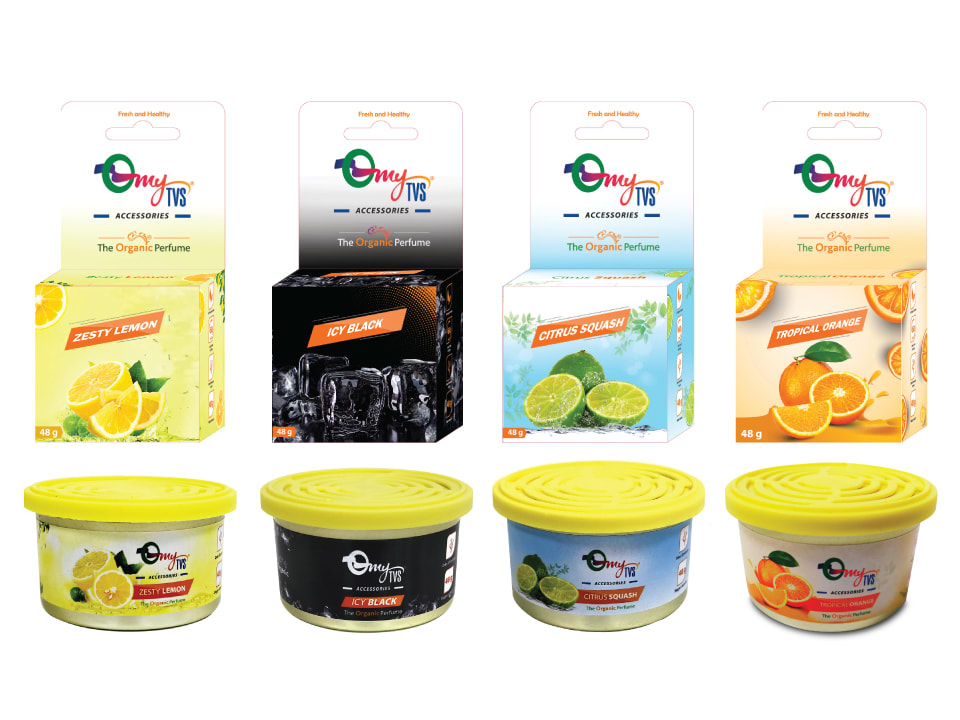 home Set Of 4 Car Perfumes with Best Fragrances