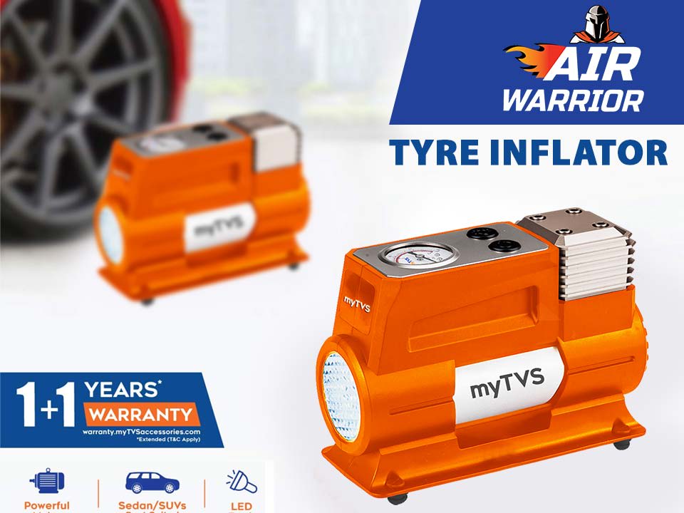 my tvs car tyre inflator