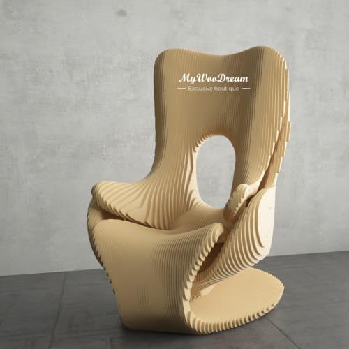 Fauteuil design en bois MyWoodream