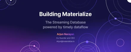 CMU DB Talk: Building Materialize