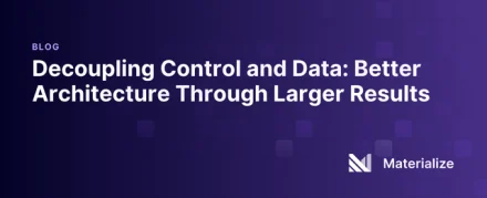 Decoupling Control and Data: Better Architecture Through Larger Results