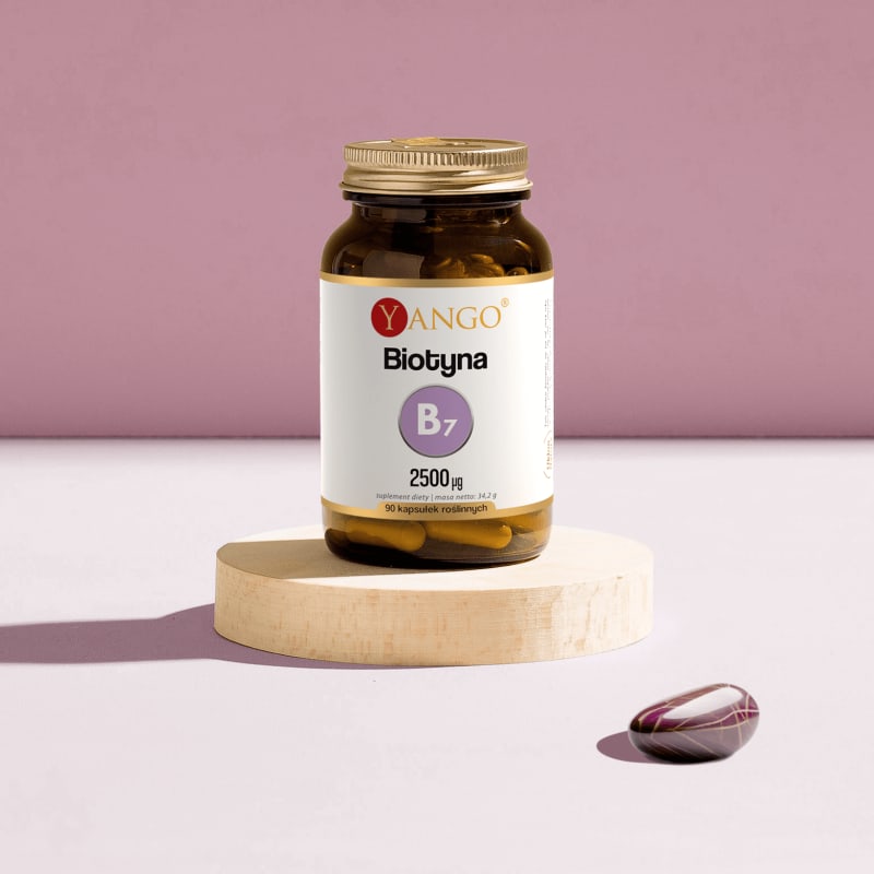Biotyna 2500 µg (witamina B7) – 90 kaps.