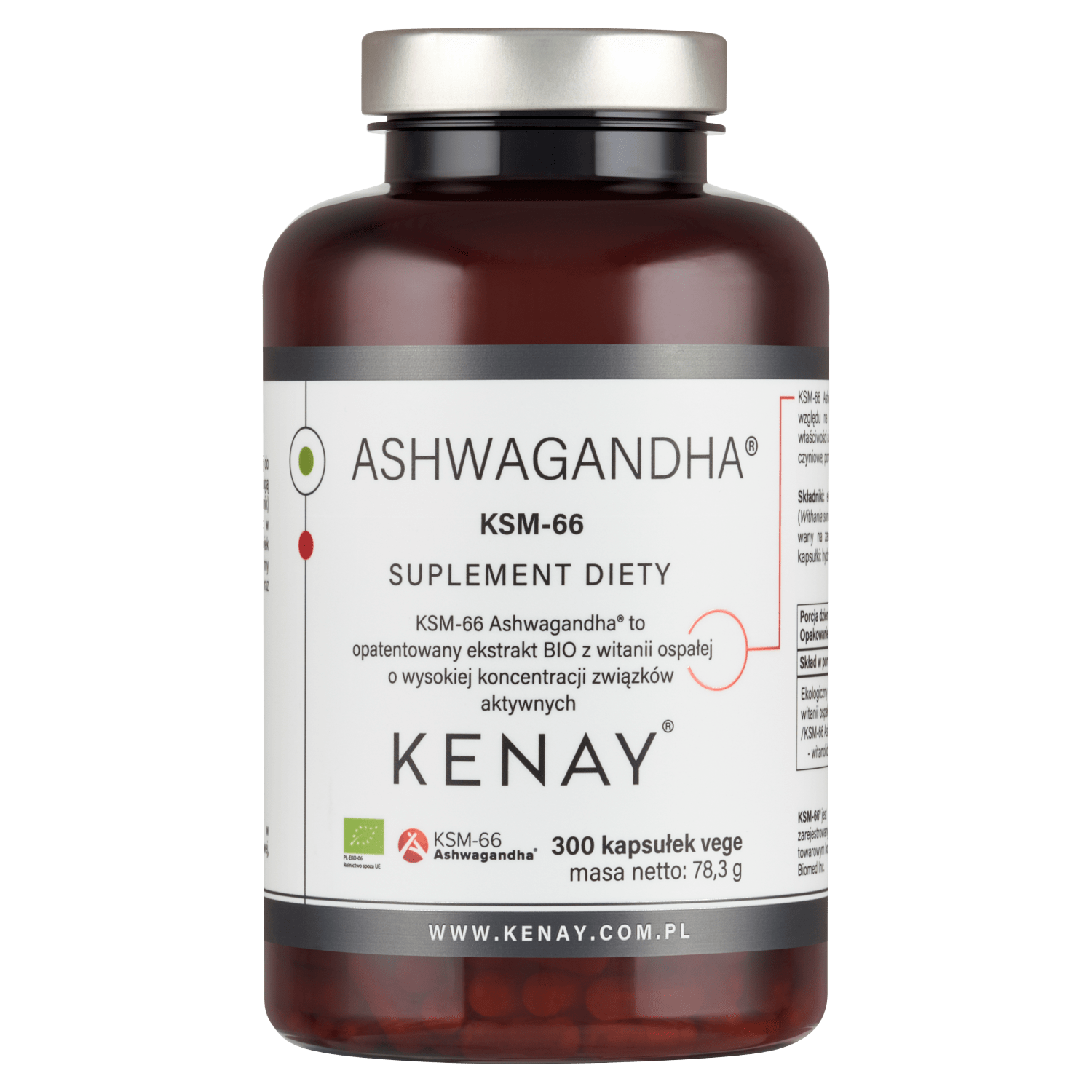 Ashwagandha KSM-66® BIO – 300 kaps.