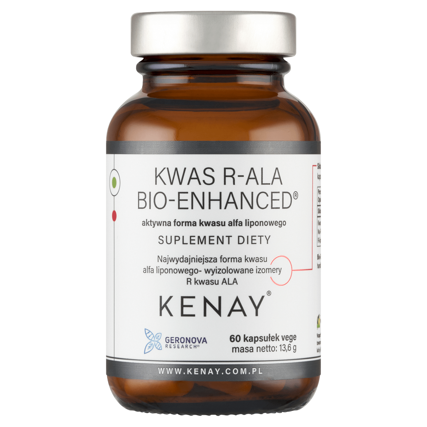 KWAS R-ALFA LIPONOWY (R-ALA) Bio-Enhanced® – 60 kaps.