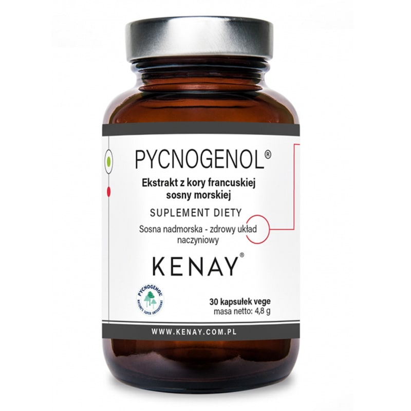 PYCNOGENOL Ekstrakt z kory francuskiej sosny morskiej – 30 kaps.