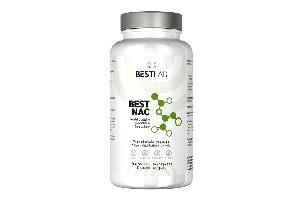 BestLab BestNAC 450 mg – 60 kaps.