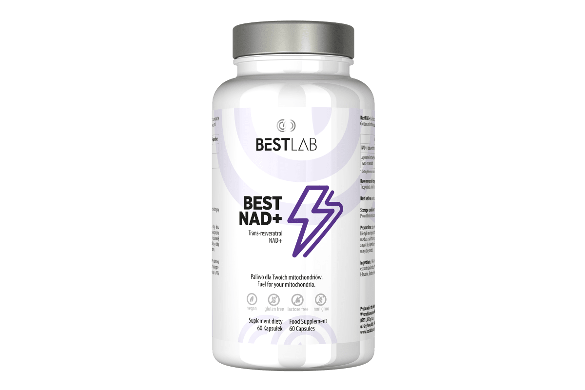 BestLab BestNAD+ 570 mg – 60 kaps.