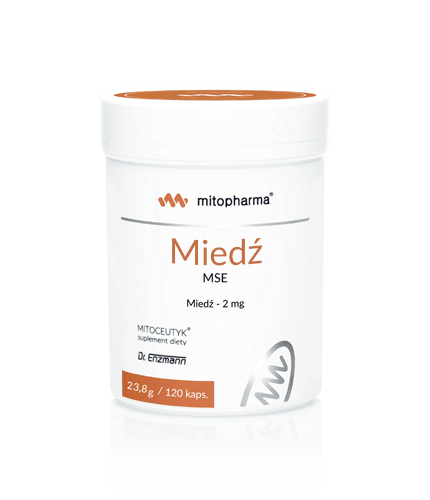 Mitopharma Miedź MSE Dr Enzmann 120 kaps.