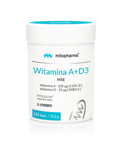 Dr. Enzmann Witamina A + D3 MSE 120 kaps.