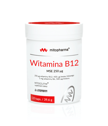 Witamina B12 MSE 250ug 120 kaps.