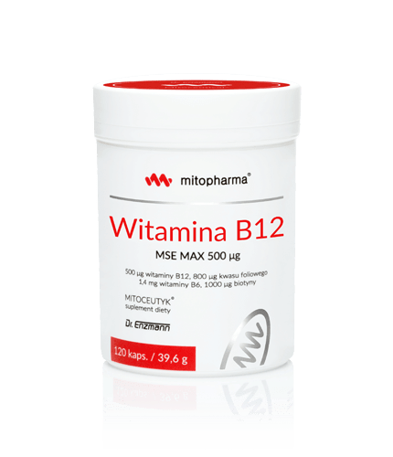 Dr. Enzmann Witamina B12 MSE MAX 120 kaps.
