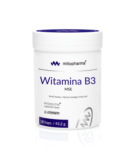 Dr. Enzmann Witamina B3 MSE 50 mg 180 kaps.