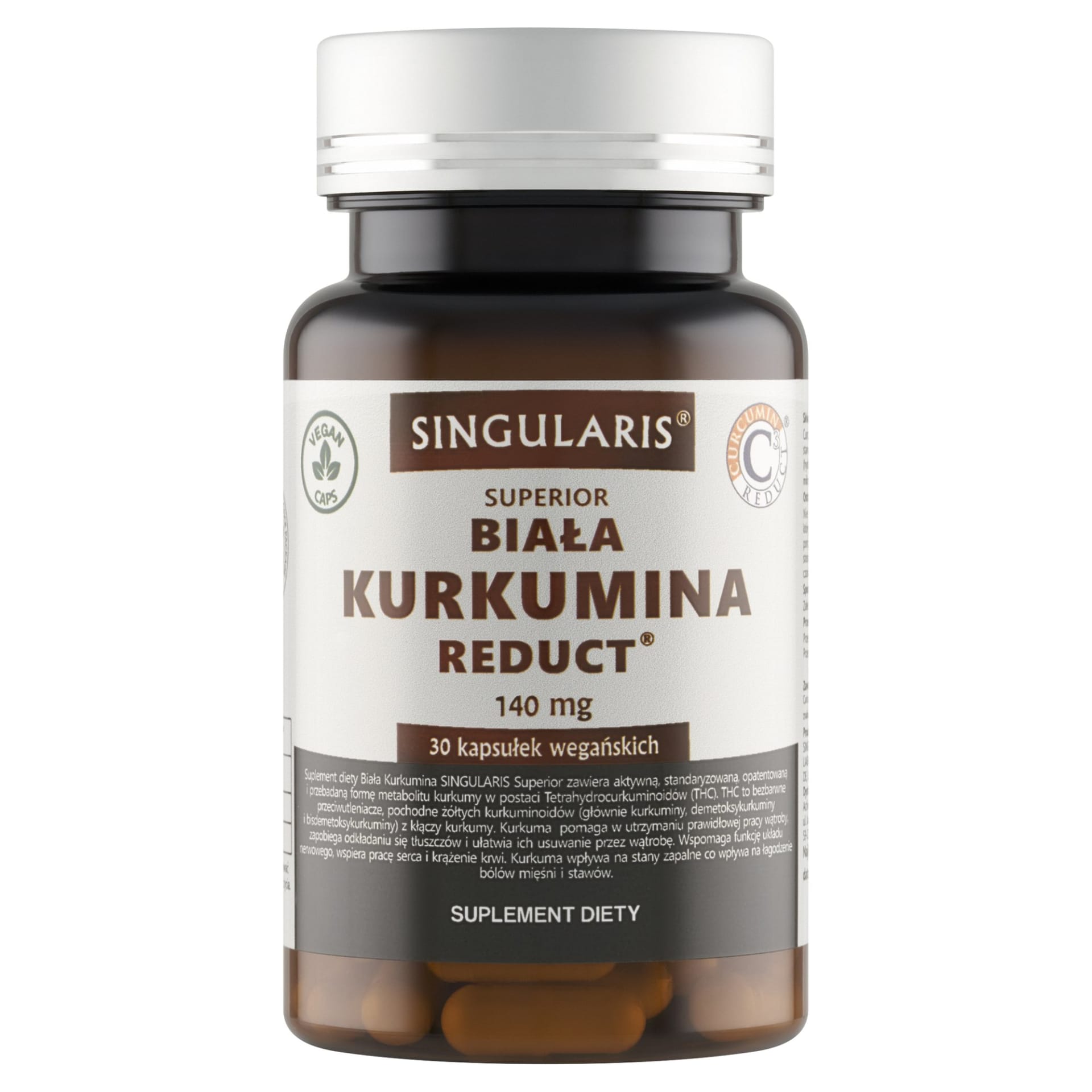 Singularis Biała Kurkumina Reduct® – 30 kaps.