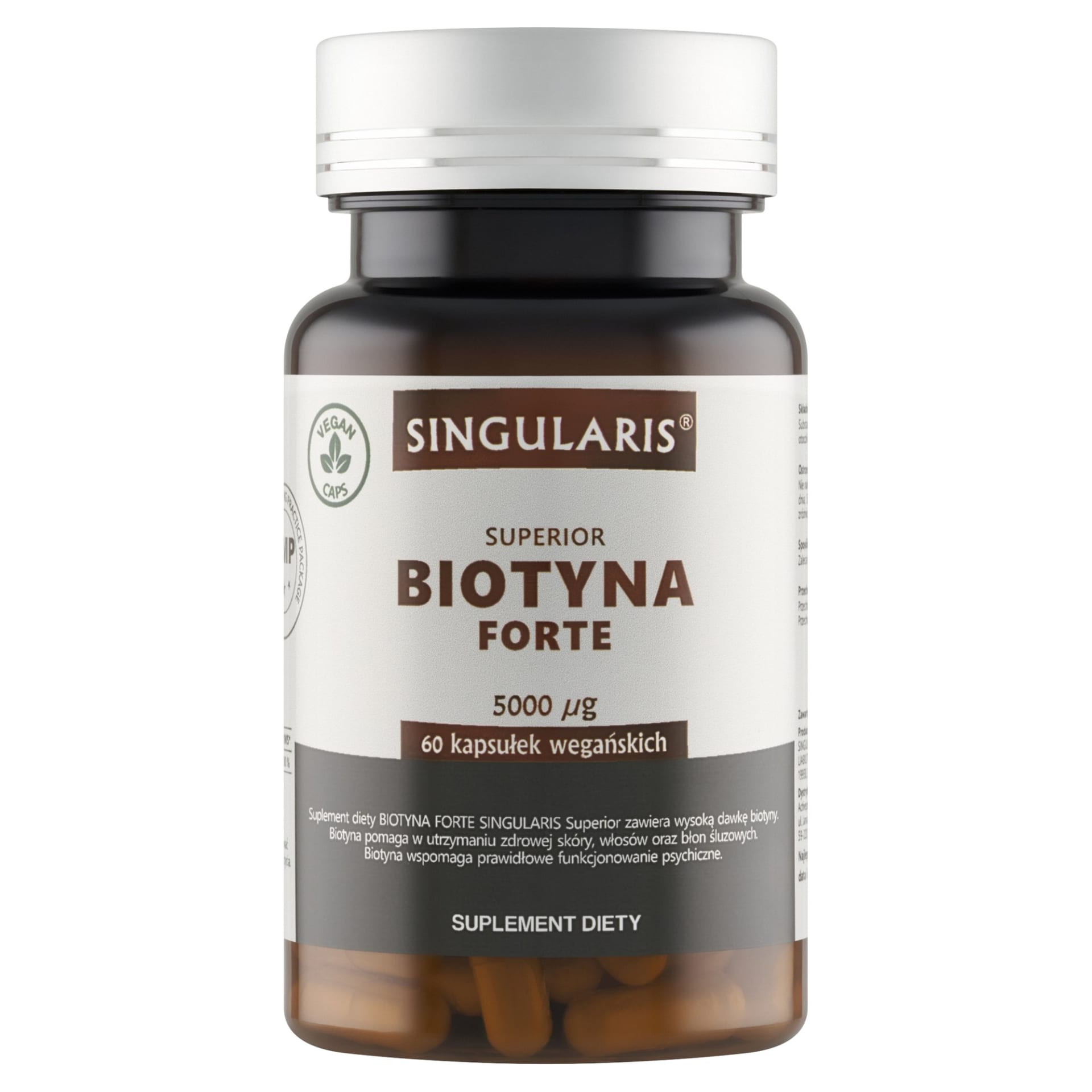 Singularis Biotyna Forte 5000 μg – 60 kaps.
