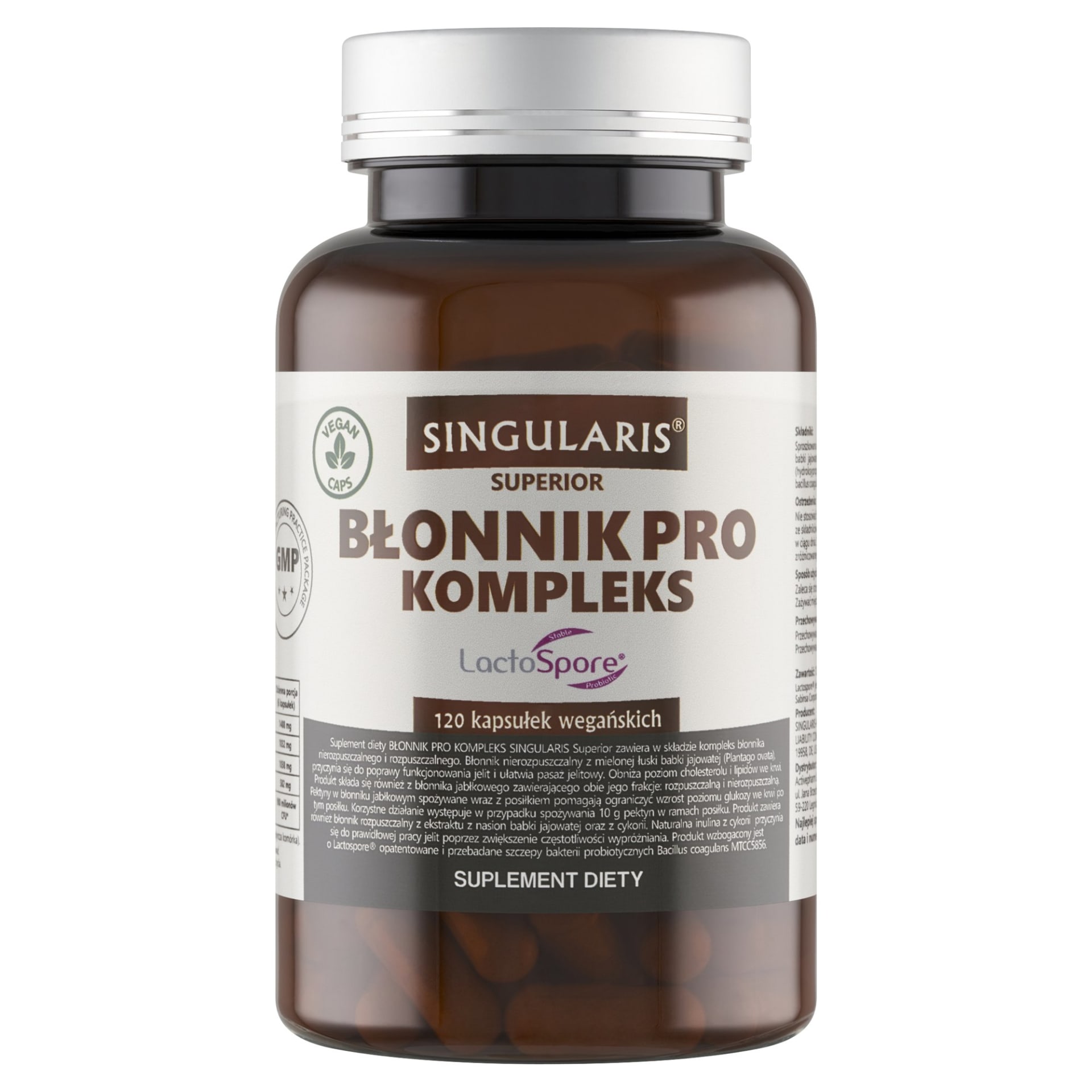 Singularis Błonnik Pro Kompleks – 120 kaps.