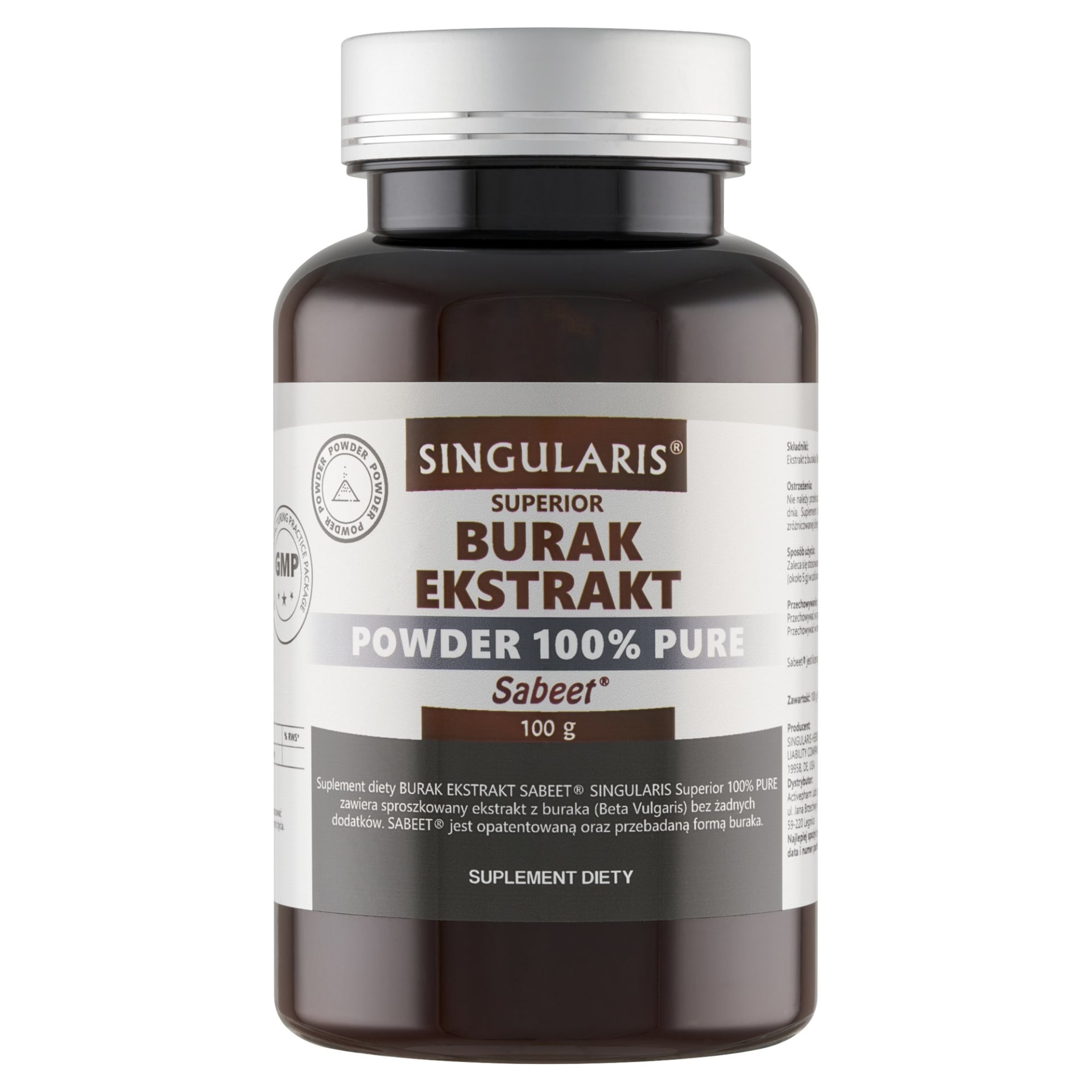 Singularis Burak Ekstrakt SABEET® Powder 100% Pure – 100 g