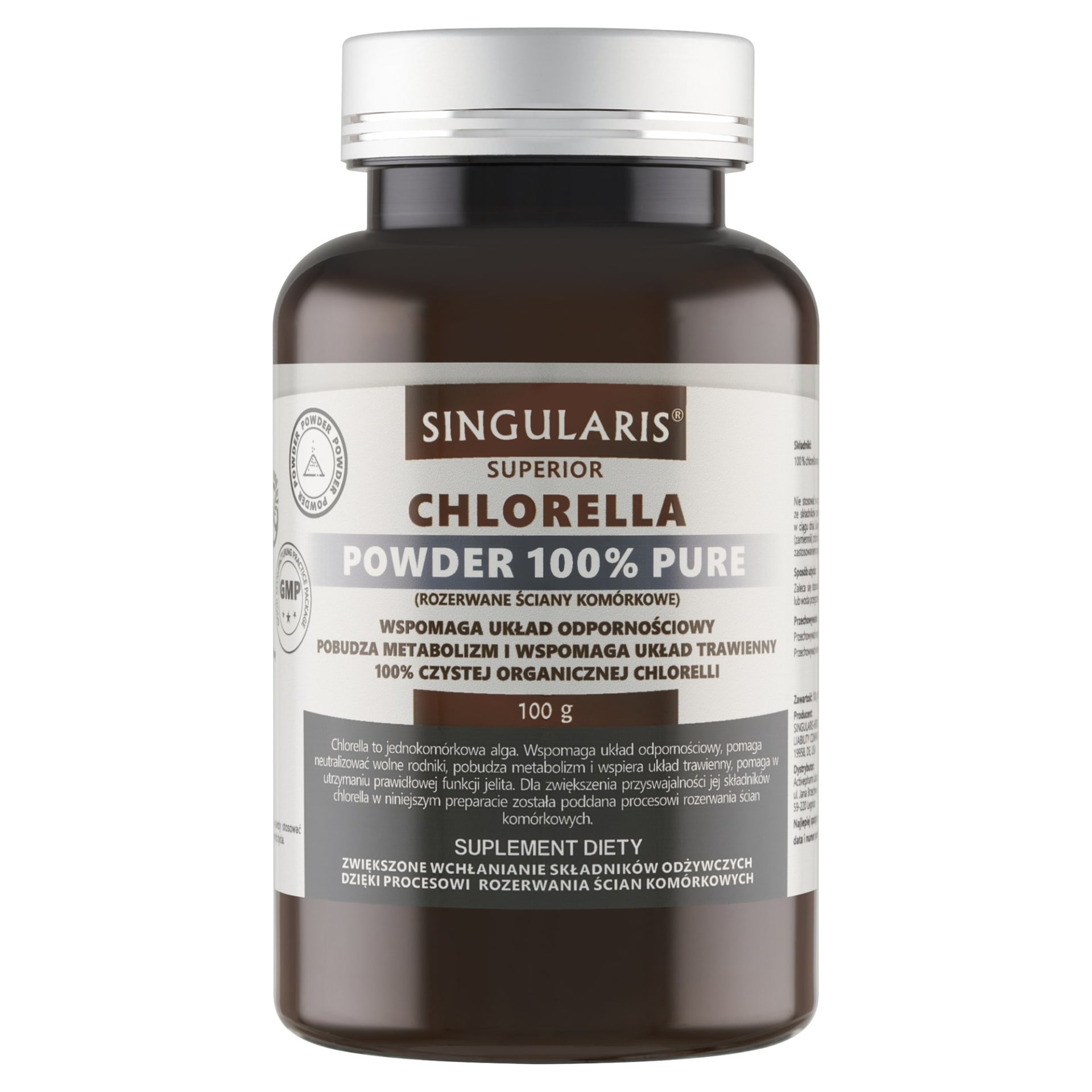 Singularis Chlorella Powder 100% Pure – 100 g